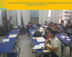 Evaluación Anual Laboratorio GRECIA: Indicadores de productividad y transparencia - 2018