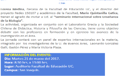 Seminario Internacional sobre Enseñanza de la Biología