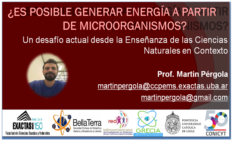 ¿Es  posible generar  energía  a partir de  microorganismos . Martín Pergola