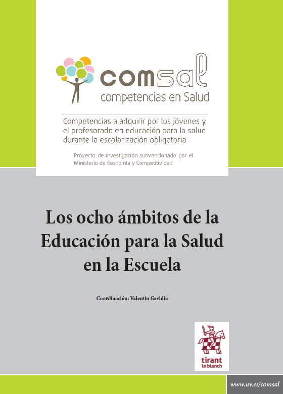 Libro  :  Los ocho ámbitos de la Educación para la Salud en la Escuela