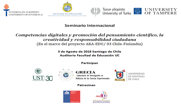 Seminario Internacional   Competencias digitales y promoción del pensamiento científico, la creatividad y responsabilidad ciudadana