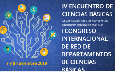 IV Encuentros de Ciencias  Básicas y  I Congreso Internacional de Red de departamento de Ciencias Básicas