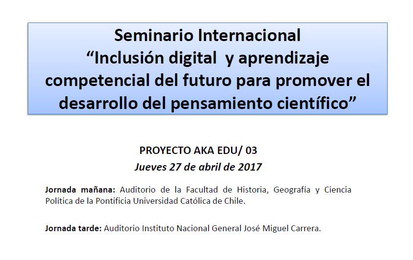 Presentación Seminario Inclusión Digital